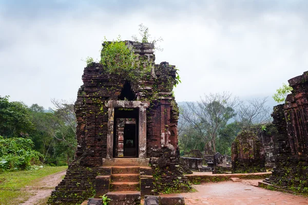 My Son temples in cloudy weather Vietnam
