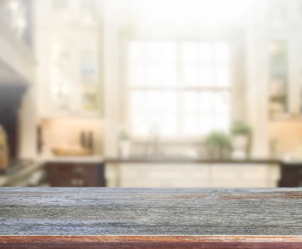 Table Top And Blur Interior Background