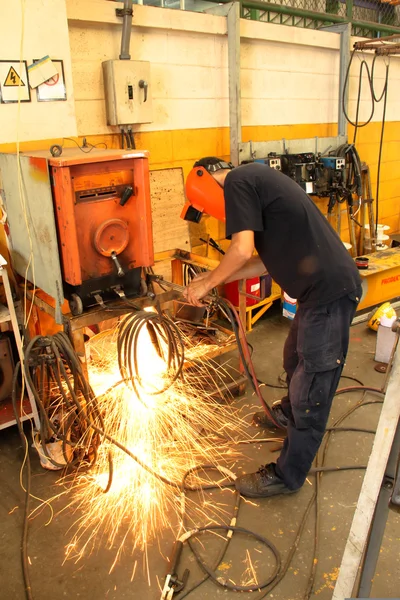 Welding sparking