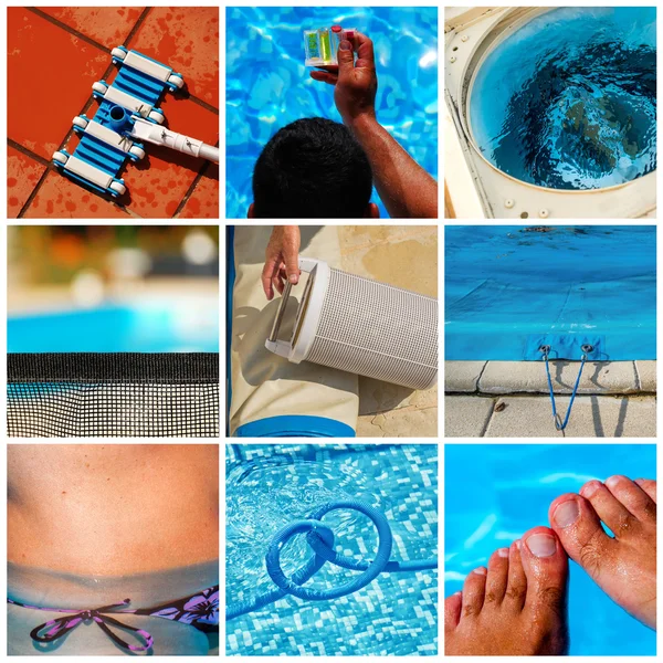 Collage maintenance of a private pool