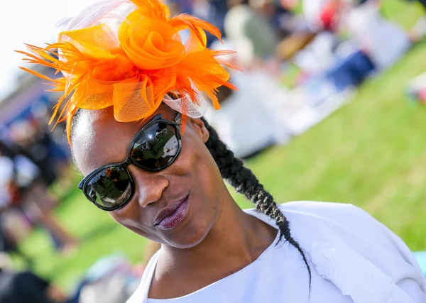 CHANTILLY - JUNE 15 : Lifestyle at Prix de Diane in racecourse, near Paris on June 15, 2014, France.