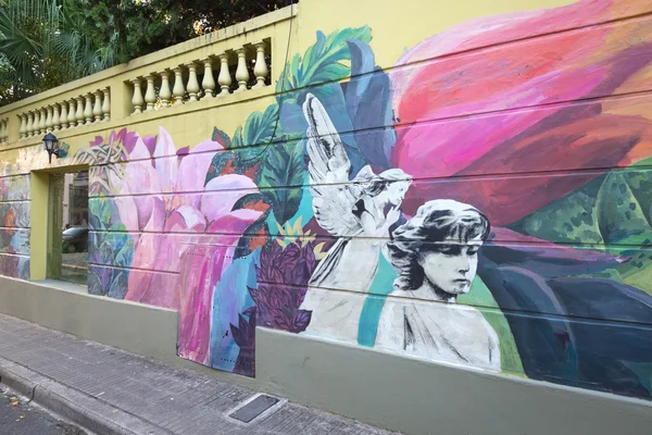 BUENOS AIRES, ARGENTINA - MAY 3: Colorful street art in Palermo