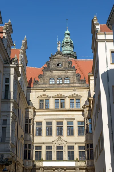 George Gate building in end of Schloss Street, Dresden, Germany.