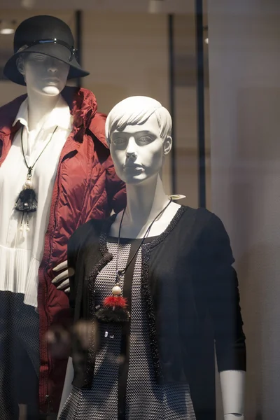 Fashion mannequin window