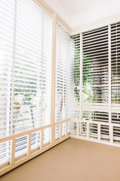 Blinds window decoration in living room