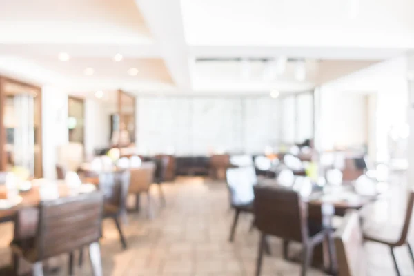 Blur luxury restaurant interior