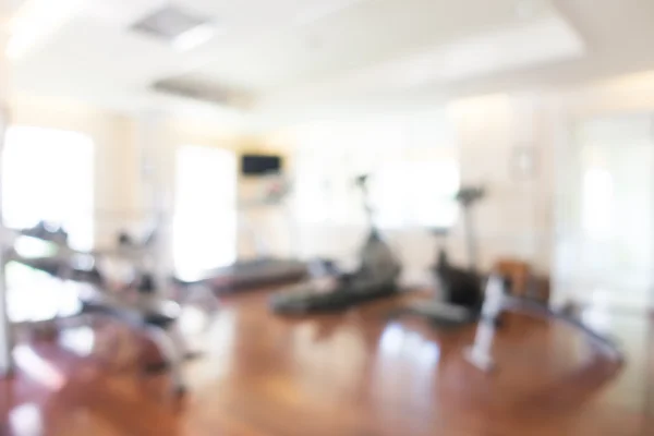 Blur gym and fitness room interior