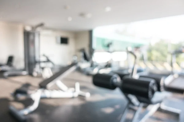 Blur gym and fitness room interior