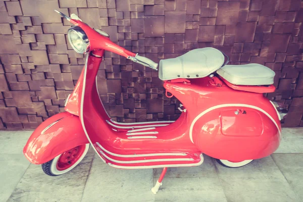 Red Vintage motorcycle