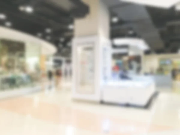 Abstract blur shopping mall interior