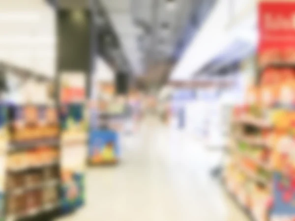 Abstract blur supermarket