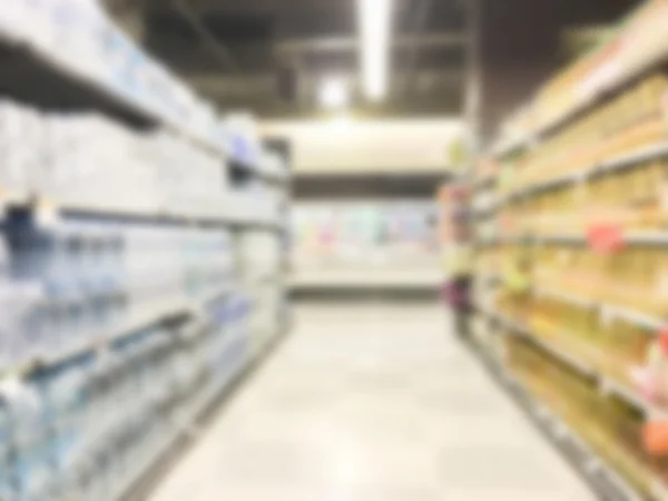 supermarket interior for background