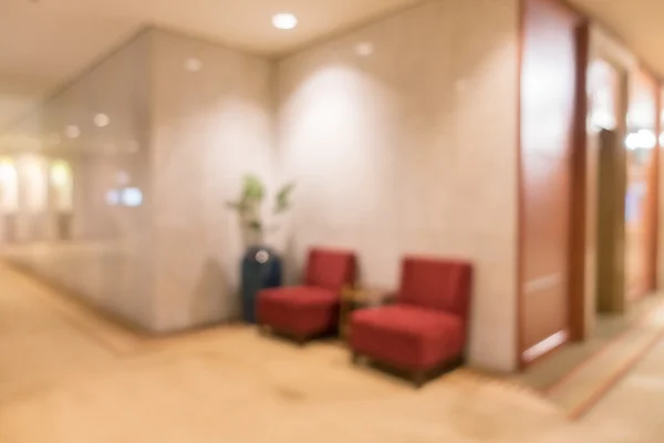 Blur lobby interior