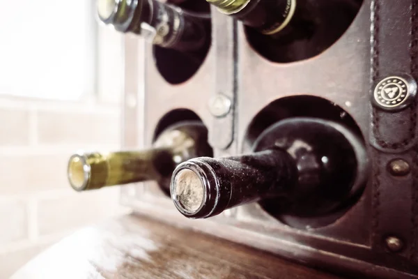 Vintage wine bottles