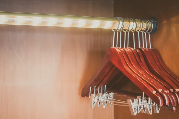 Brown Clothes hangers