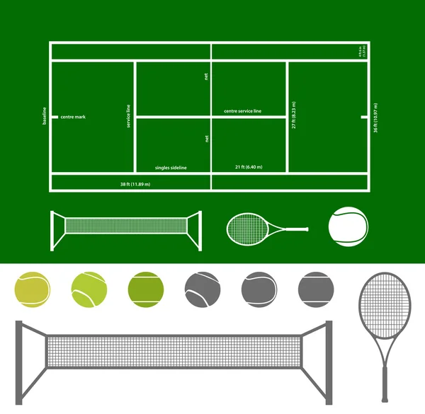 Tennis court scheme and stuff