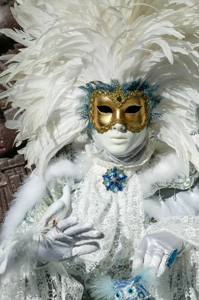 Beautiful Carnival Mask at Venice Carnival, Italy