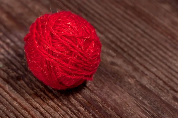 Ball of wool closeup
