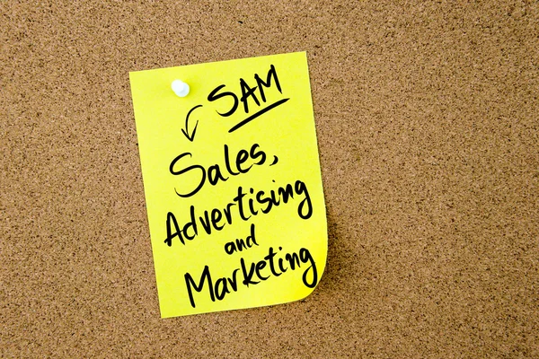 Business Acronym SAM Sales, Advertising and Marketing