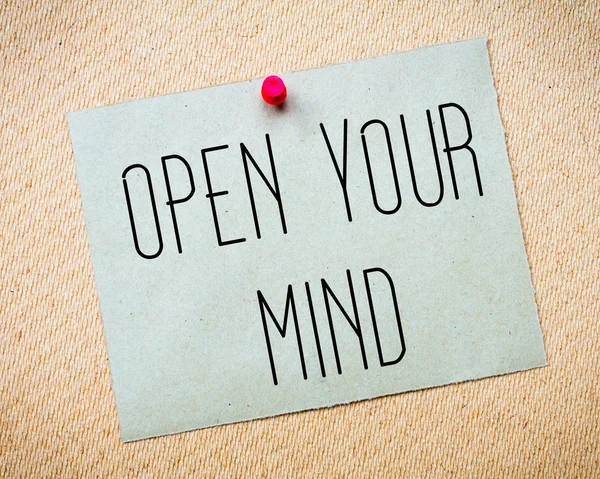 Open Your Mind Message