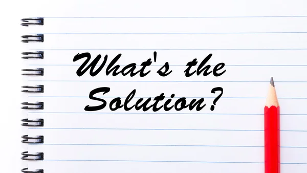 What\'s the solution?