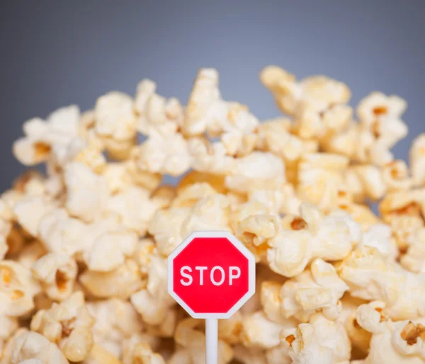 Stop eating popcorn