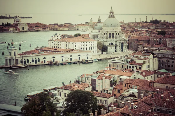 Beautiful view of the Grand Canal and Basilica Santa Maria della