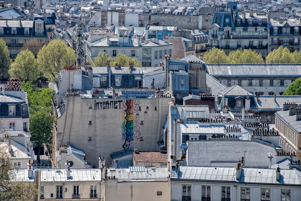 Paris roofs and building cityview