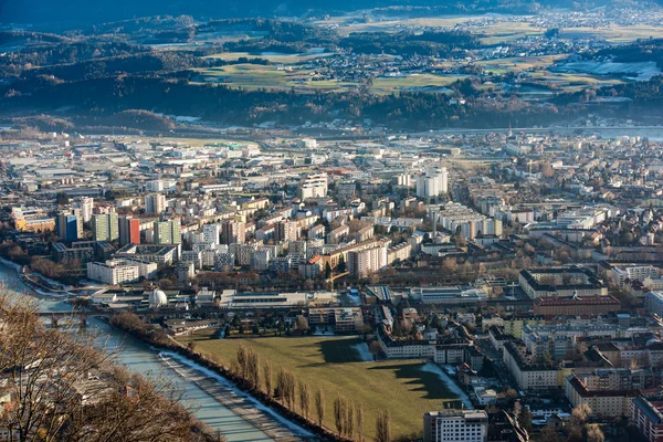 Innsbruck aerial view landscape panorama
