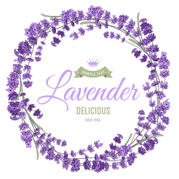 Lavender wreath