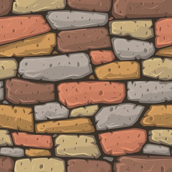 Seamless cartoon stone texture. Vector illustration.