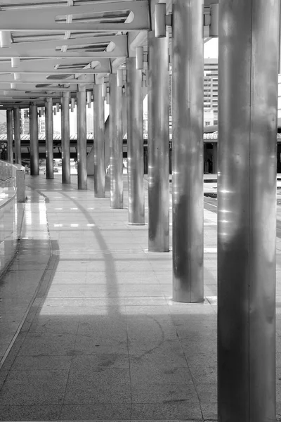 Walk way in monochrome