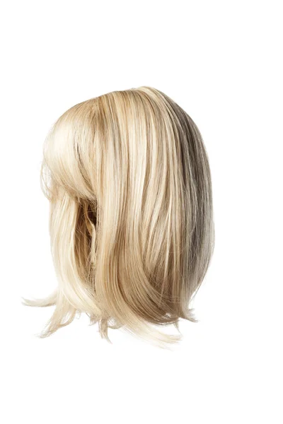 Short blonde wig