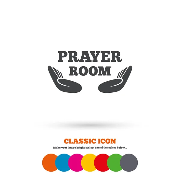 Prayer room, religion icon
