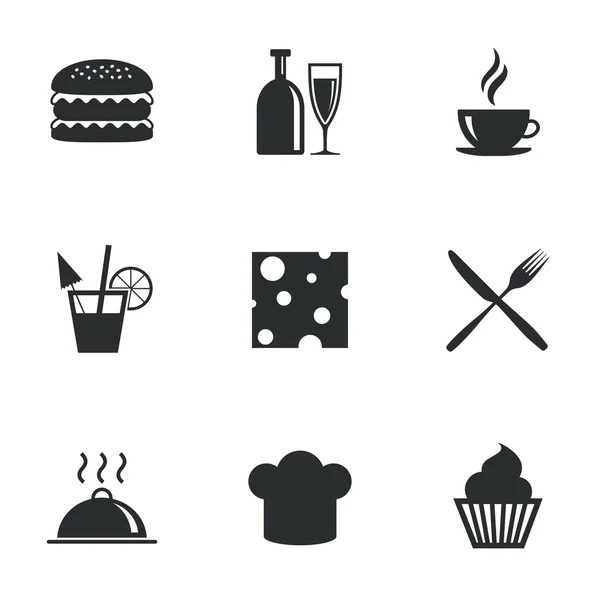 Food, drink icons.