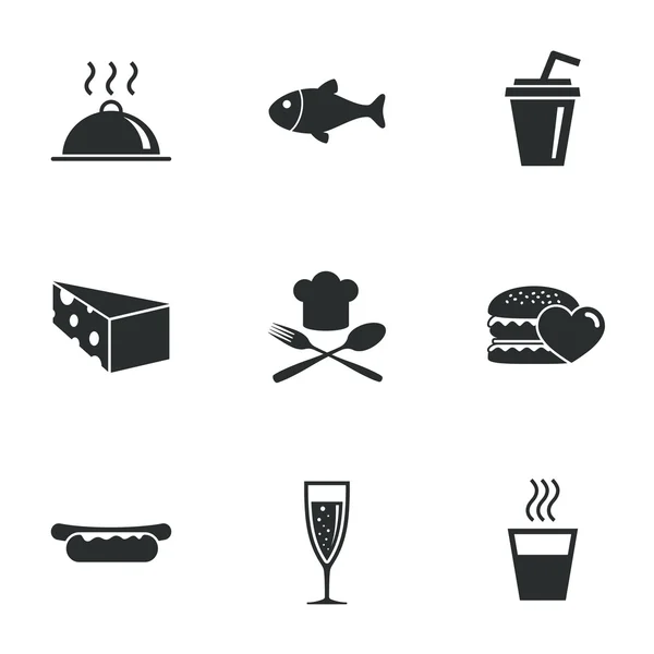 Food, drink icons.