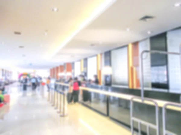 Lobby modern in hotel blur image.