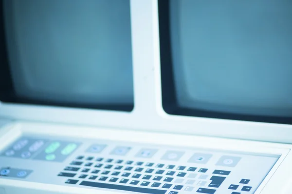 Hospital operating room computer screens