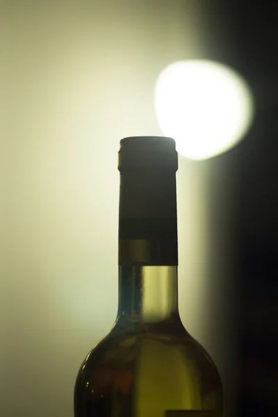 White wine bottle in restaurant party