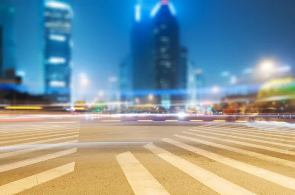 The light trails in Shanghai