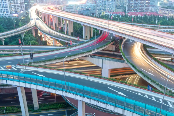 Shanghai interchange overpass and elevated road