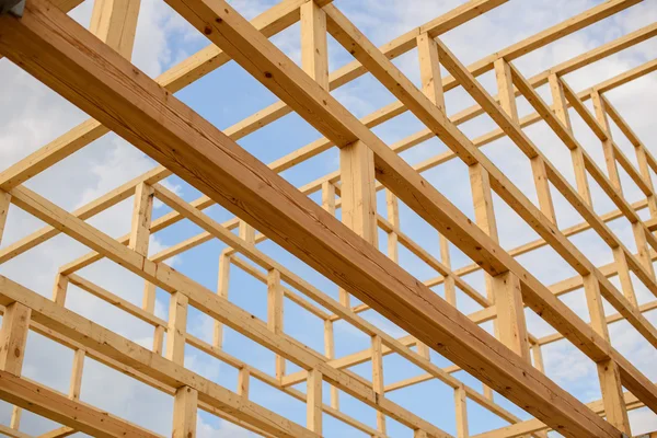 Elements constituting the roof of the wooden beams Japanese pagoda