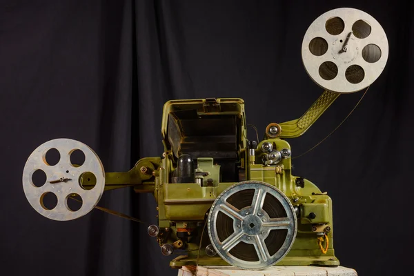Photo of an old movie projector