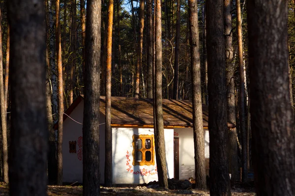 Ukrainian house in the forest