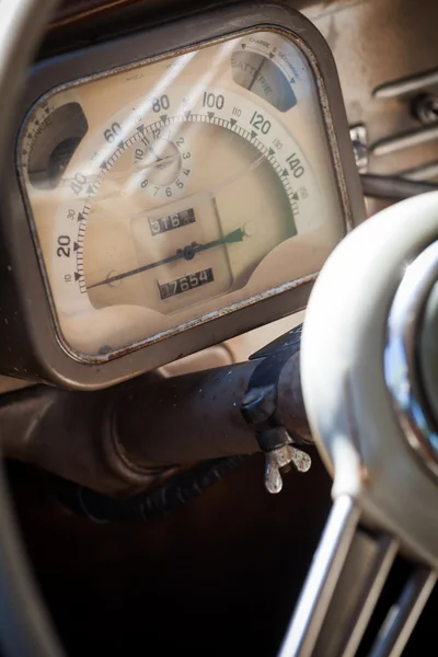 Retro car dashboard