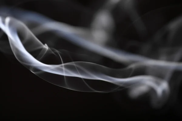 Smoke on black background