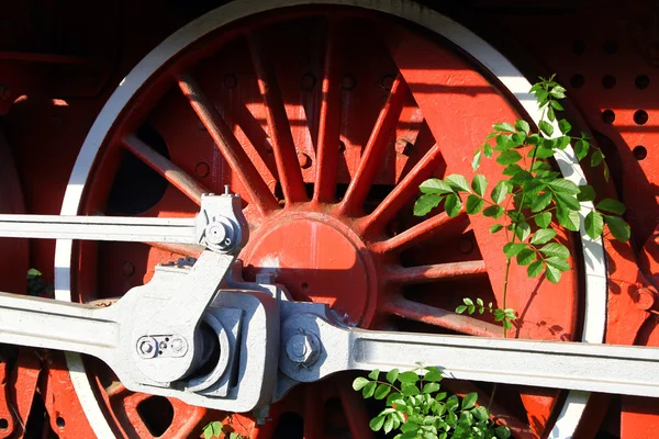 Steam locomotive detail