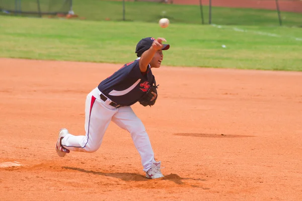 Unknown pitcher throwing the ball