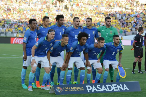 Brazilian team during Copa America Centenario
