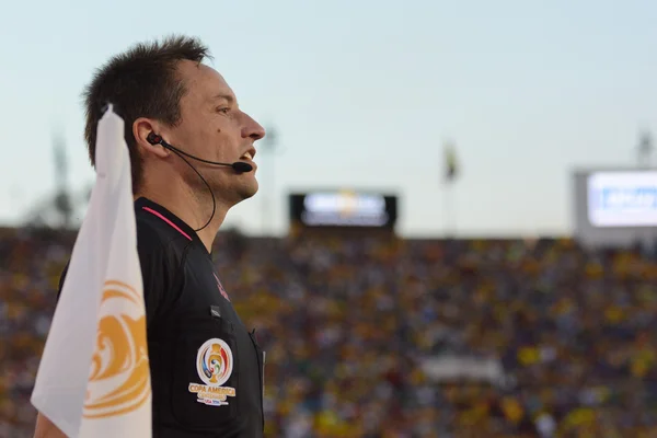 Soccer linesman during Copa America Centenario